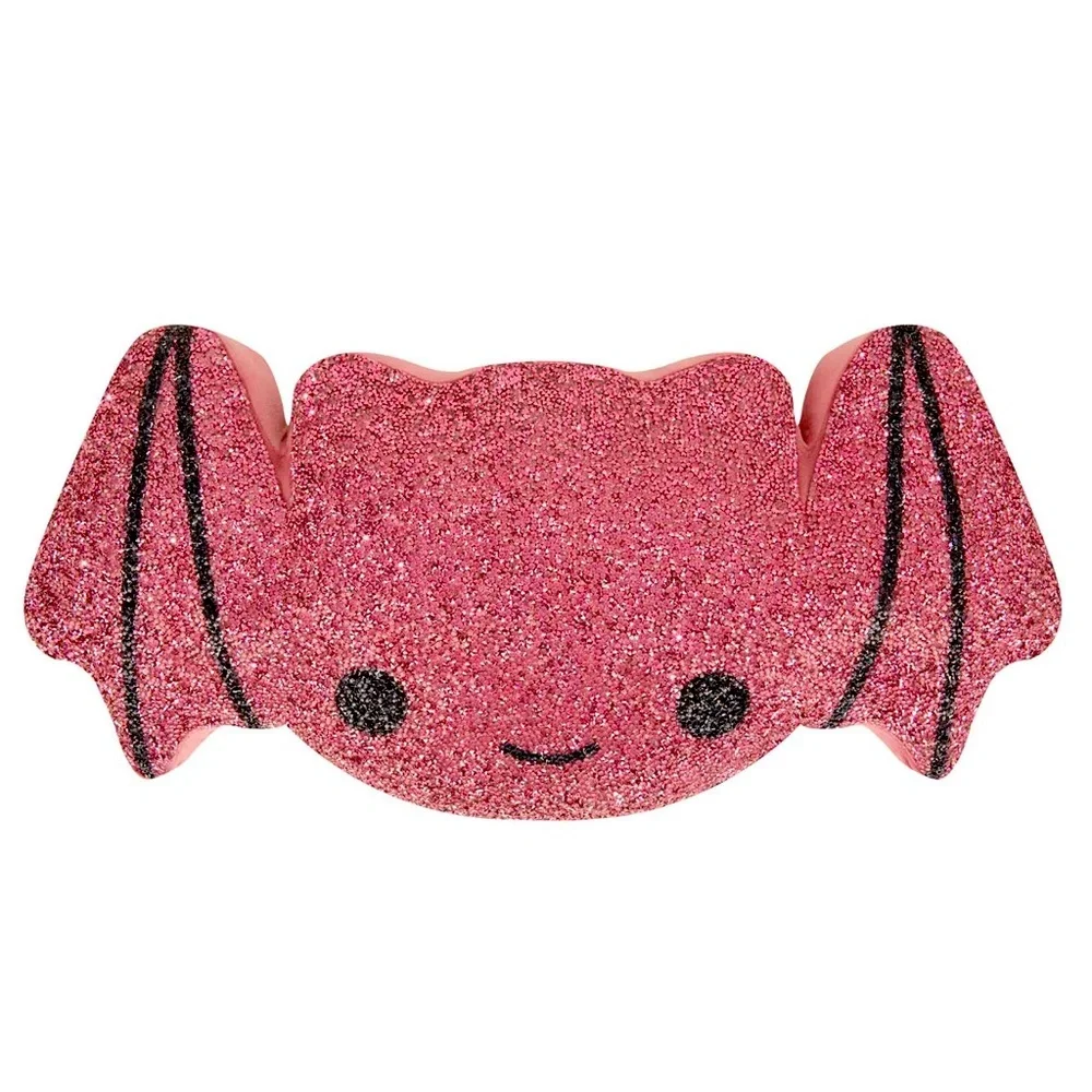 NWT Sparkles Home Pink Bonnie Bat Halloween Bling Rhinestone Pillow Home Decor